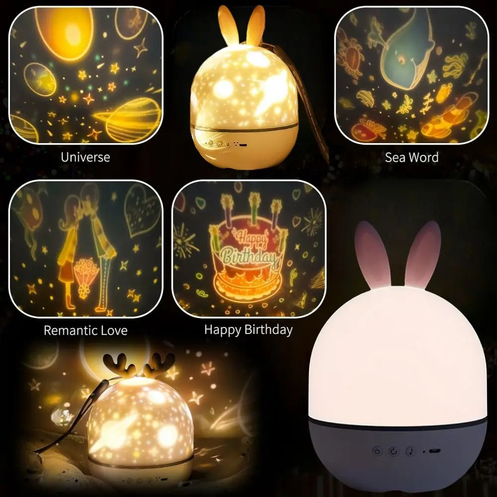 Star Projector Night Light | Multifunctional, Soothing Light Colours & Ideal for Children while Sleeping