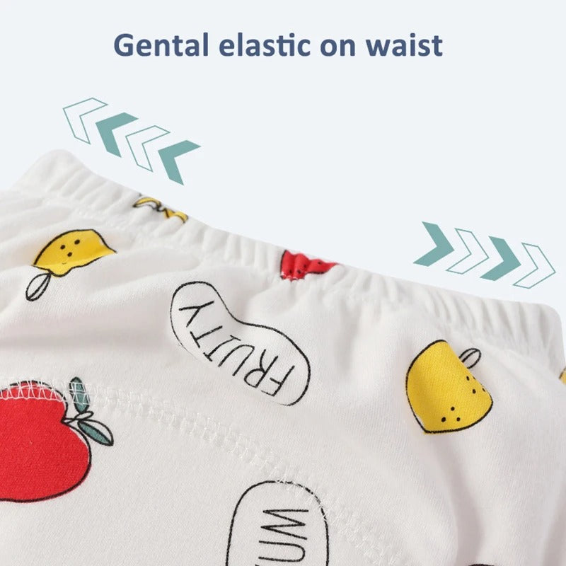 4PCS Reusable Baby Waterproof Diapers