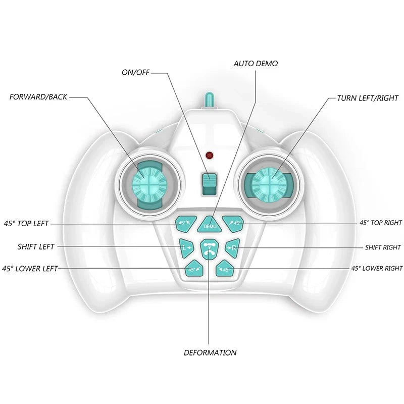 RC Stunt Car | Double-sided Design, 30 km/h Speed & Manual Control for Children