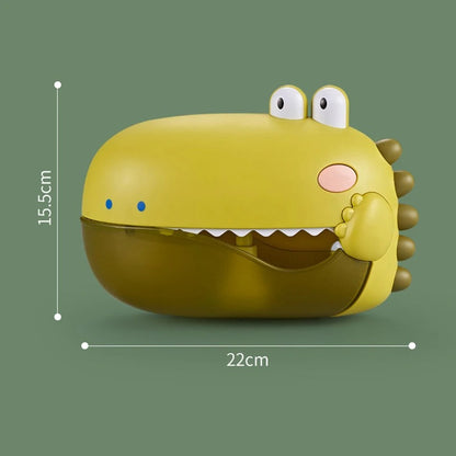 Dino Bubble Buddy Bath Toy | Interactive, Colourful & Engaging for Kids’ Sensory Development and Fun Bath Time Adventures