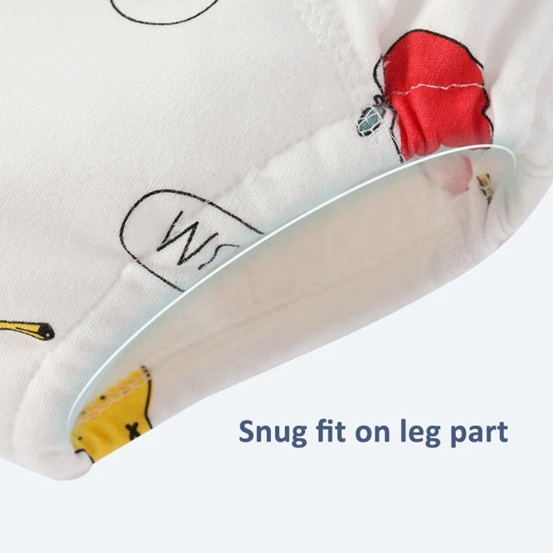 4PCS Reusable Baby Waterproof Diapers