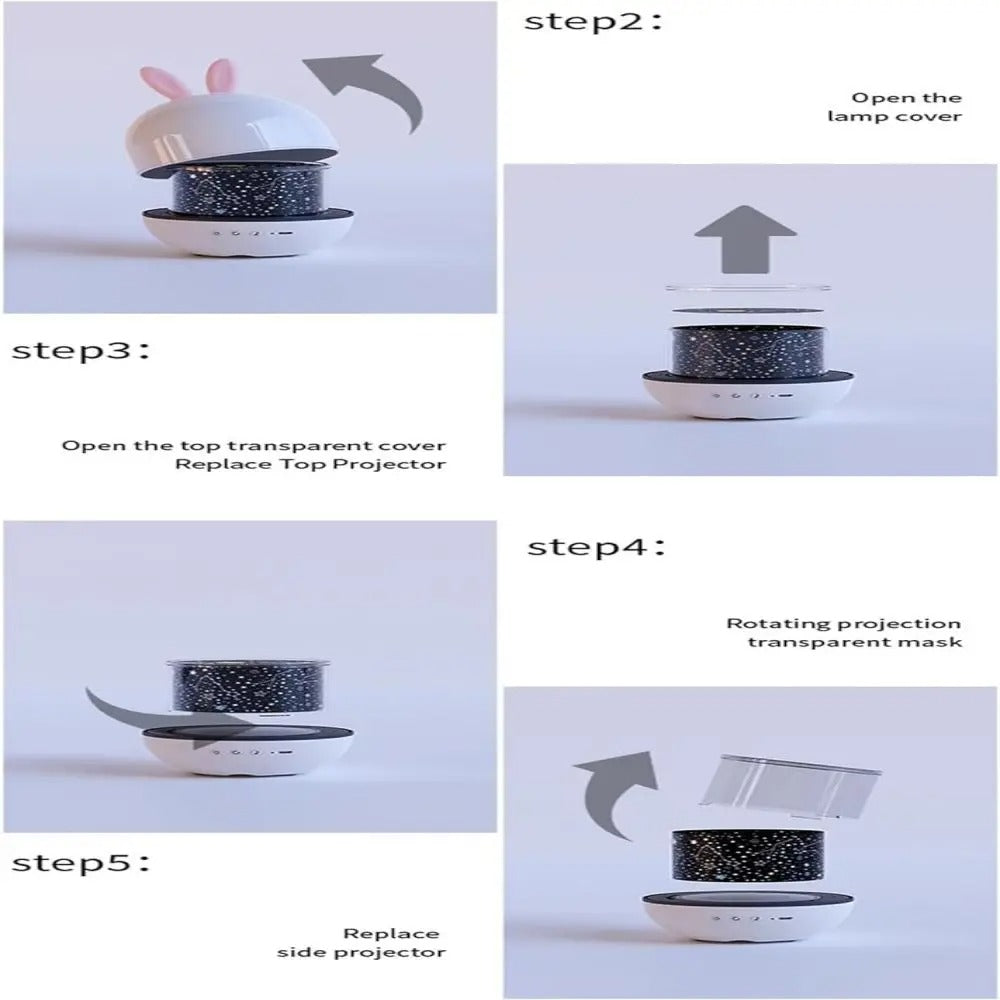 Star Projector Night Light | Multifunctional, Soothing Light Colours & Ideal for Children while Sleeping