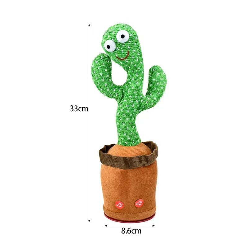 Interactive Dancing Cactus Toy | Repeats Words, Plays Music & Engages Children for Language Development and Fun