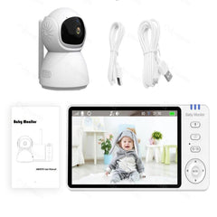 Smart Baby Monitor Camera Two Way Talk – 360° HD Cam with Motion Sensor Ideal for Newborns & Pets