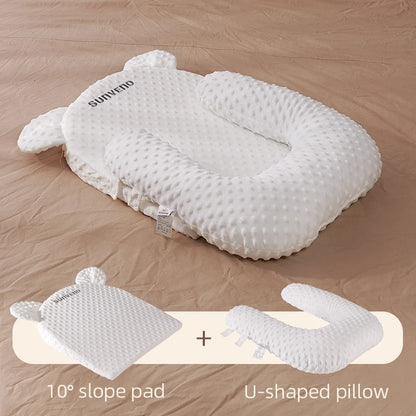 Newborn Reflux Pillow – Anti-Roll & Sleep Support for Babies