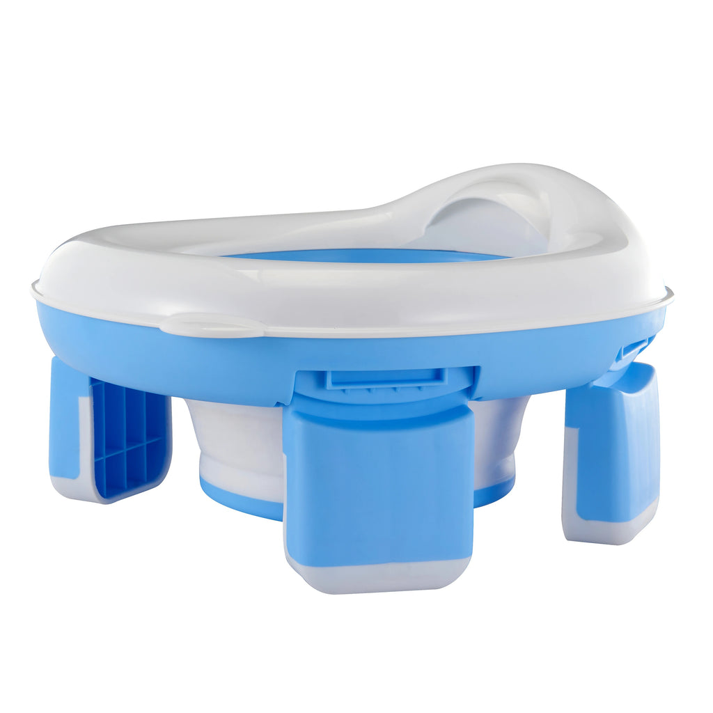2-in-1 Portable Potty Trainer | Flexible, Super-Absorbent Liners & Ideal for Travel and Home Use for Children