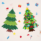 Montessori Chrismas Tree For Kids With Lights - Interactive Wall Toy For Toddlers