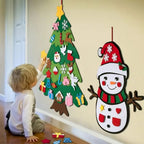 Montessori Chrismas Tree For Kids With Lights - Interactive Wall Toy For Toddlers