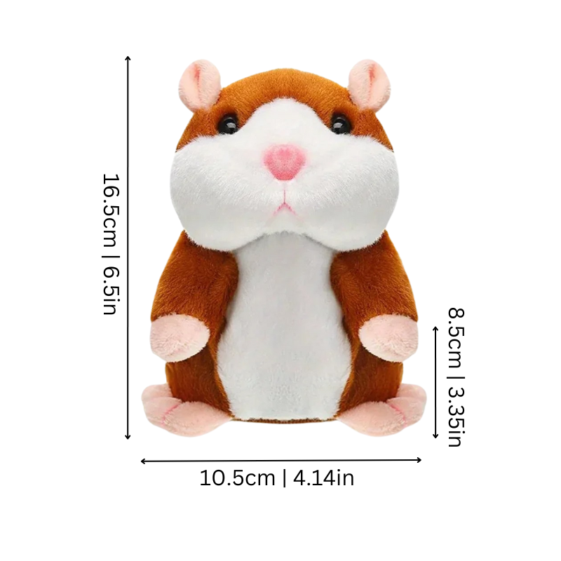 Buddy Talking Hamster Toy – Interactive Speaking Hamster for Kids, Perfect for Fun Playtime