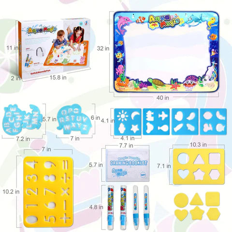 Magic Drawing Doodle Mat | Non-Toxic, Foldable & Ideal Arts and Crafts for two year olds
