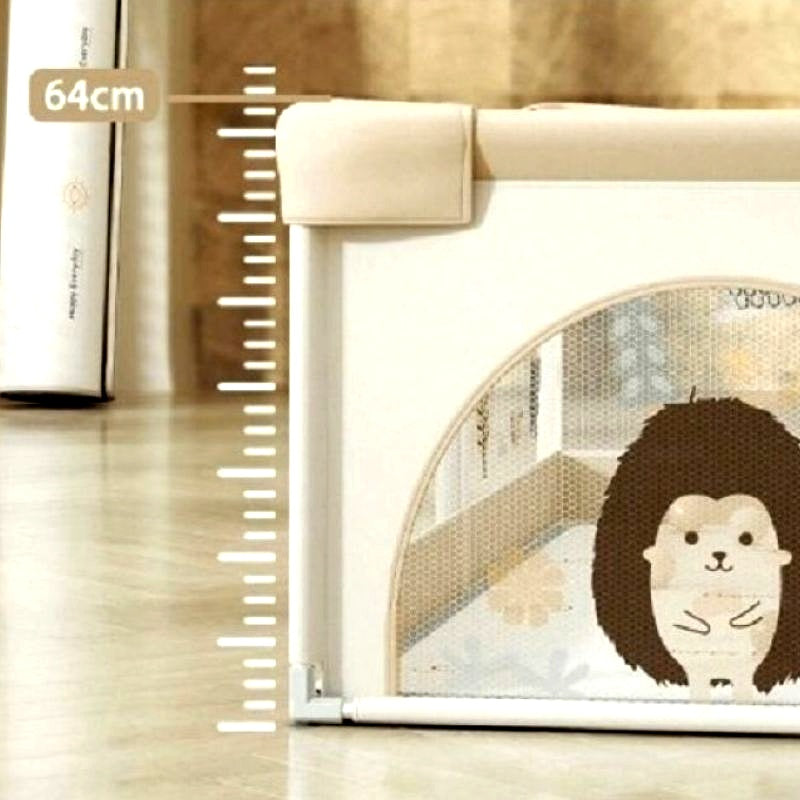 Baby Playpen | Soft, Durable & Colorful Animal Print Fence for Safe Indoor and Outdoor Play