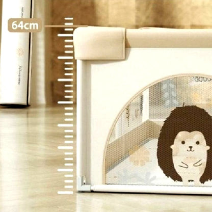 Baby Playpen | Soft, Durable & Colorful Animal Print Fence for Safe Indoor and Outdoor Play