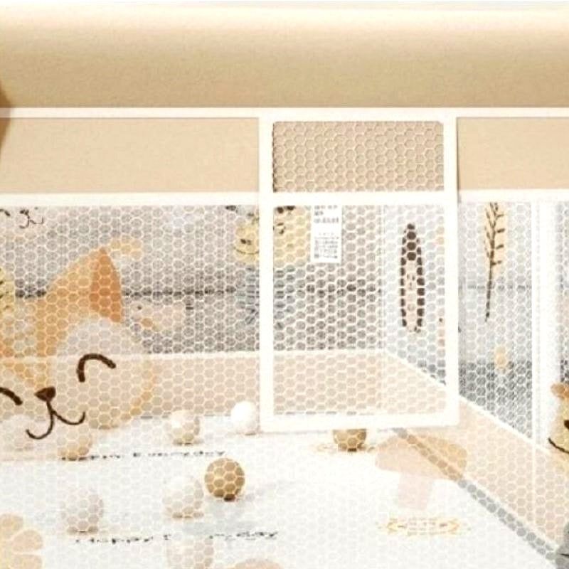 Baby Playpen | Soft, Durable & Colorful Animal Print Fence for Safe Indoor and Outdoor Play