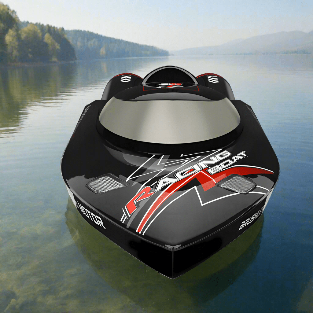 High-Speed Brushless RC Boat | 34MPH Self-Righting for Lakeside Racing & Family Fun