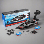 High-Speed Brushless RC Boat | 34MPH Self-Righting for Lakeside Racing & Family Fun