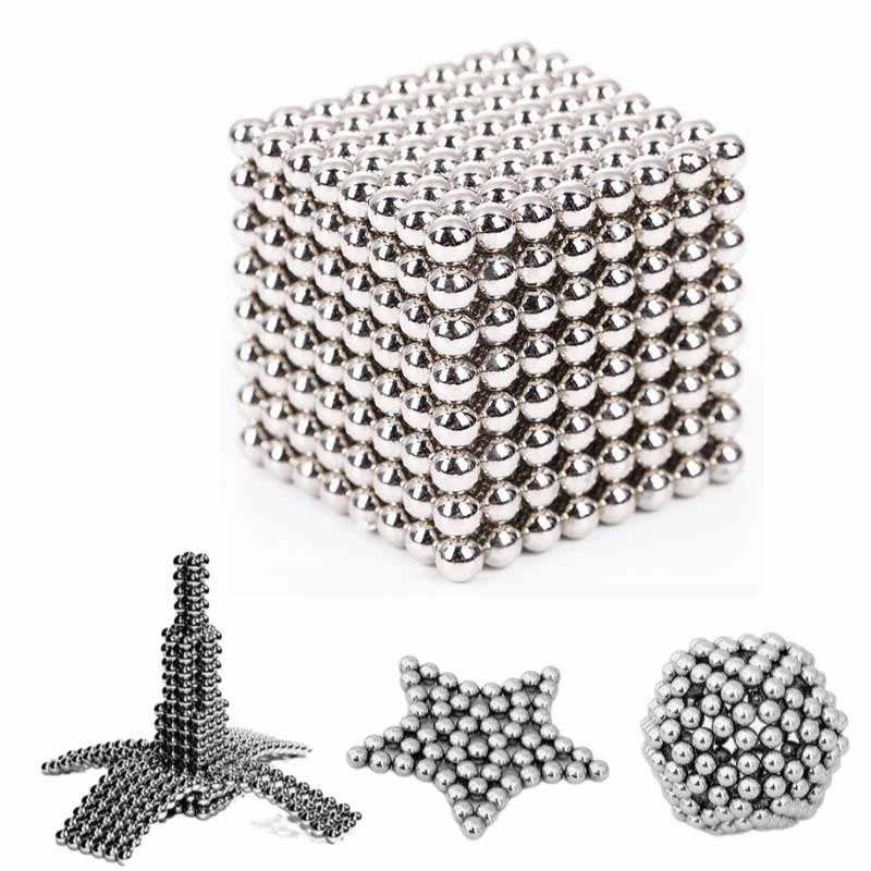 Magnetic Balls Fidget 512 Pieces | Stress Relief Magnetic Fidget Toy for Adults & Kids – Creative Building Balls Set 5mm