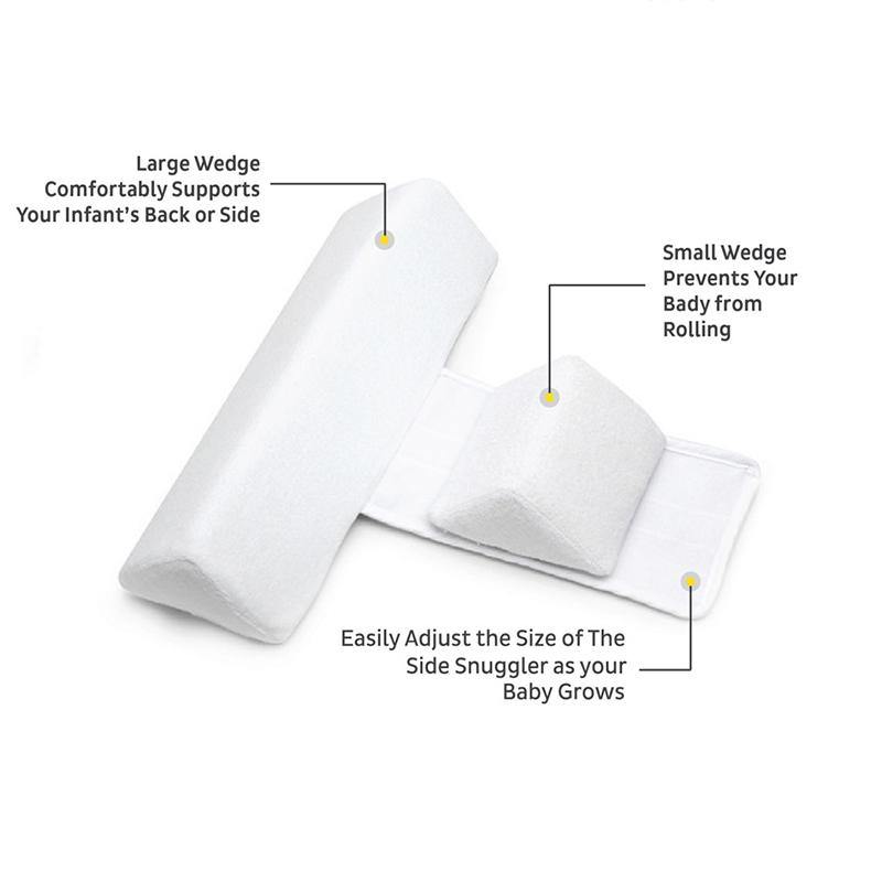 Anti-Roll Adjustable Baby Pillow for Infants - Safe and Comfortable Sleep Support