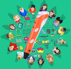 3D Printing Pen for Kids & Adults - Magic 3D Designer Tool for Creative Art Projects and Crafts