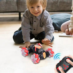 2-in-1 Remote Control Stunt Car with Hand Control & Extra Remote for Kids and Adults, Perfect for Indoor and Outdoor Play