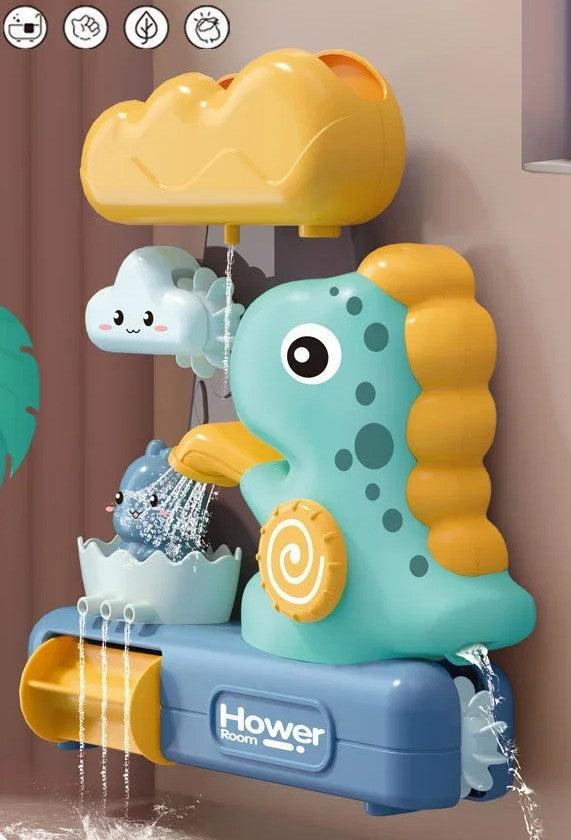 Cartoon Dinosaur Bath Toys | Spinning Water Fun for Kids Aged 18 Months and Older, Perfect for Bath Time and Gift Giving