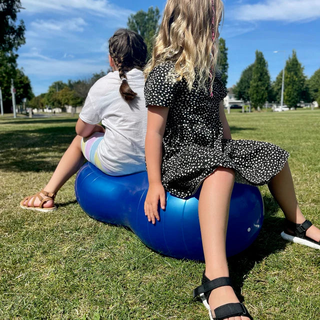 Sensory Peanut Balance Ball with Tactile Nodules for Physical Therapy, Exercise, and Sensory Integration Activities
