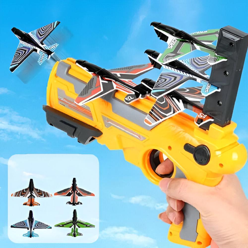 Foam Airplane Launcher Toy | Birthday Gift for Kids