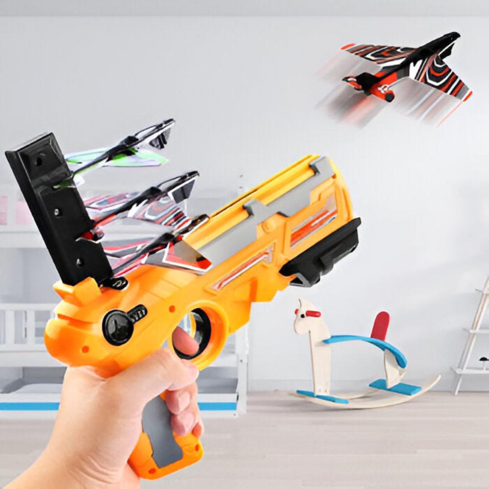 Foam Airplane Launcher Toy | Birthday Gift for Kids
