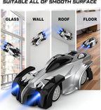 Wall Climbing Car with Remote Control  - Thrilling Gravity-Defying High-Speed Stunt Vehicle for Kids