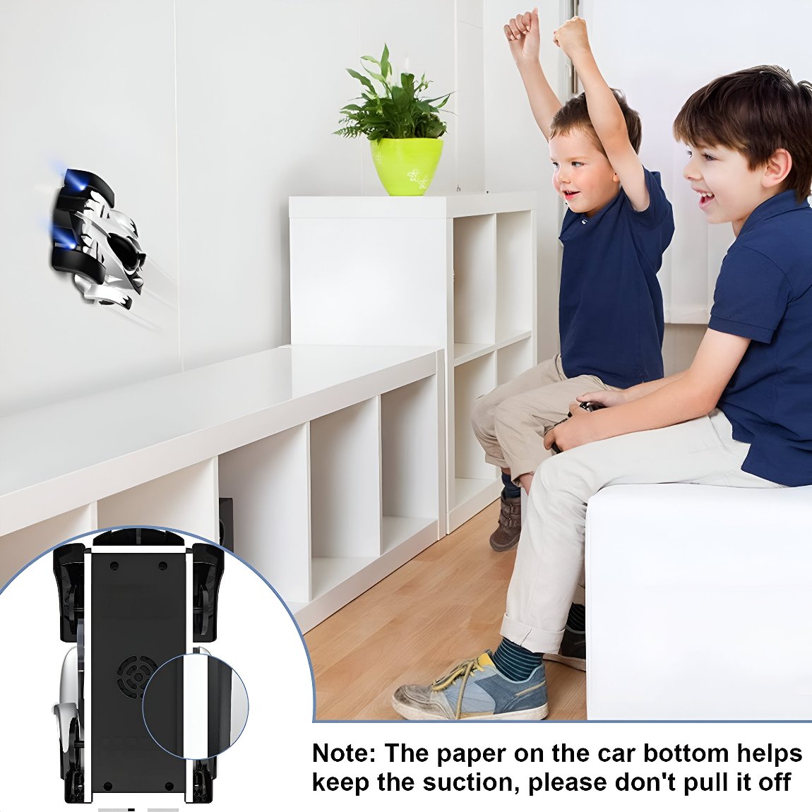 Wall Climbing Car with Remote Control  - Thrilling Gravity-Defying High-Speed Stunt Vehicle for Kids