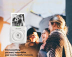 Portable Bluetooth Thermal Printer - Wireless Mobile Photo Printer for iPhone & Android, Compact Printing for Travel & Home Use