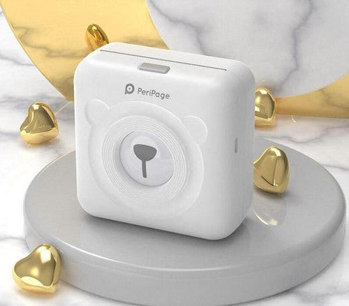 Portable Bluetooth Thermal Printer - Wireless Mobile Photo Printer for iPhone & Android, Compact Printing for Travel & Home Use
