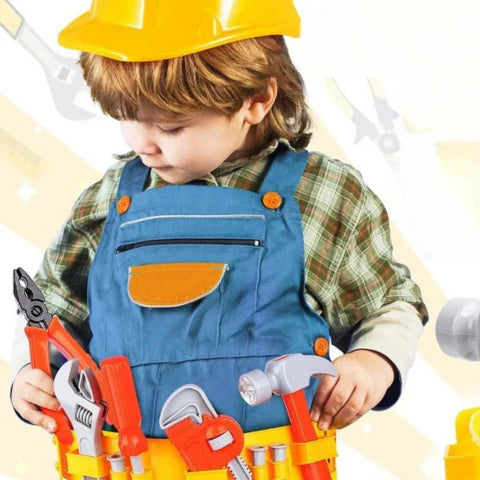 Kids' 55-Piece Tool Set | Realistic, Hands-On Learning for Young Builders Aged 3-5+ Years