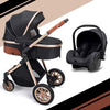 Image of 3-in-1 Baby Stroller & Car Seat Set – Travel System for Newborns with Push Chair & Infant Car Seat