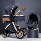 3-in-1 Baby Stroller & Car Seat Set – Travel System for Newborns with Push Chair & Infant Car Seat