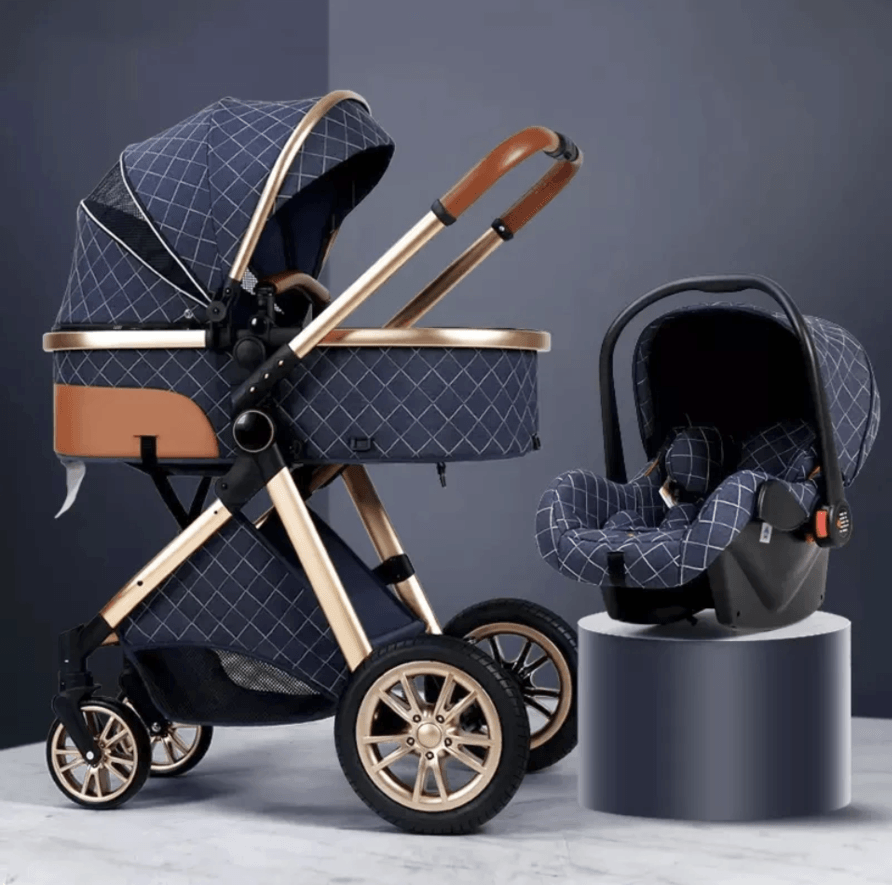3-in-1 Baby Stroller & Car Seat Set – Travel System for Newborns with Push Chair & Infant Car Seat