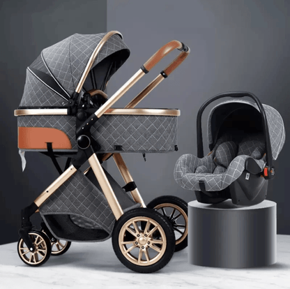 3-in-1 Baby Stroller & Car Seat Set – Travel System for Newborns with Push Chair & Infant Car Seat
