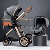 Image of 3-in-1 Baby Stroller & Car Seat Set – Travel System for Newborns with Push Chair & Infant Car Seat