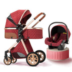 3-in-1 Baby Stroller & Car Seat Set – Travel System for Newborns with Push Chair & Infant Car Seat