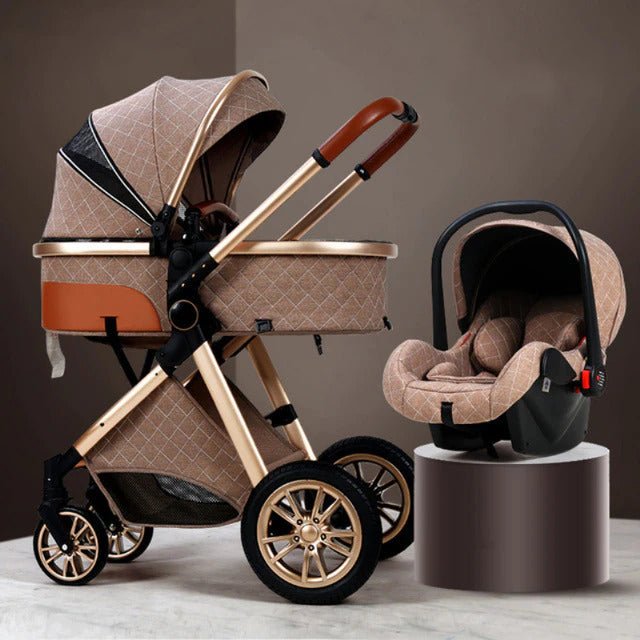 3-in-1 Baby Stroller & Car Seat Set – Travel System for Newborns with Push Chair & Infant Car Seat