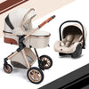 Image of 3-in-1 Baby Stroller & Car Seat Set – Travel System for Newborns with Push Chair & Infant Car Seat