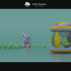 Musical Projector Rotating Light Baby Toys for 6-12 Months | Rotating Light-Up, Tummy Time & Learning Toy for Infants and Toddlers 1-3 Years Old
