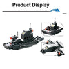 Image of 8 IN 1 Robot Aircraft Car City Police SWAT Building Block