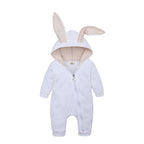 Newborn Bunny Onesie - Cute Hooded Rabbit Lamb Costume for Babies