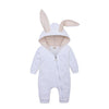 Image of Newborn Bunny Onesie - Cute Hooded Rabbit Lamb Costume for Babies