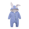 Image of Newborn Bunny Onesie - Cute Hooded Rabbit Lamb Costume for Babies