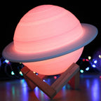 Planet-Themed LED Night Lamp – Colour-Changing Saturn Design for Kids, Bedrooms, and Unique Home Decor Ambience