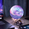 Image of Color Changing Lights Moon Lamp - Ideal Space Themed Night Light for Kids