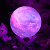 Image of Color Changing Lights Moon Lamp - Ideal Space Themed Night Light for Kids