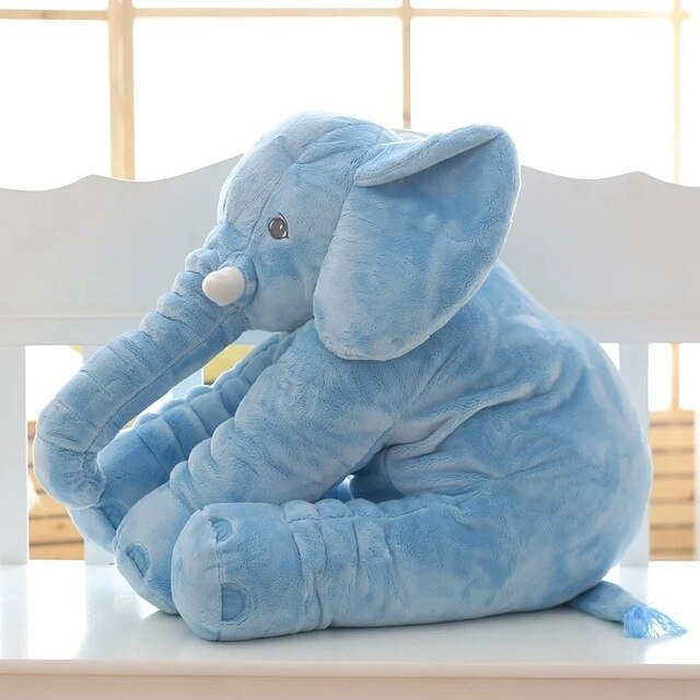 Soft Elephant Cuddle Pillow | Soft, Lightweight & Ideal for Babies and Kids' Naptime and Playtime