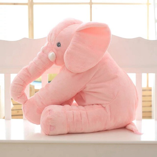 Soft Elephant Cuddle Pillow | Soft, Lightweight & Ideal for Babies and Kids' Naptime and Playtime